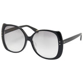 グッチ ロゴ アイウェア バタフライ サングラス GG0472SA ブラック プラスチック レディース GUCCI 【中古】